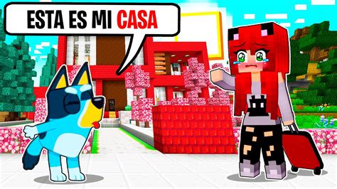 Bluey Me Echa De Casa En Minecraft Youtube