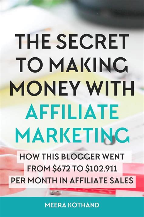 The secret to making money with affiliate marketing | Meera Kothand ...