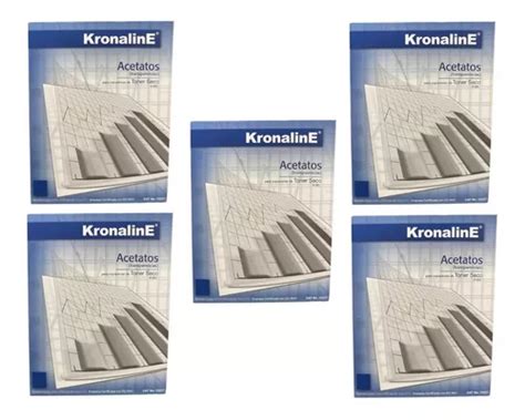 Acetato Kronaline 500h Hojas Carta Láser Transparente Careta Envío gratis