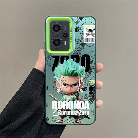 Poco F5 M6 X6 Pro Case Poco X6 X5 5g F5 Case Anime Matte Hard Shockproof Case Luffy Zoro One