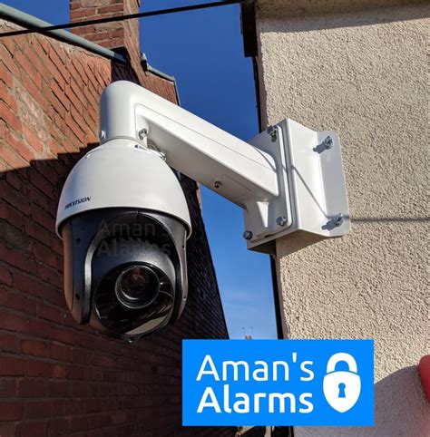 Aman's Alarms – Hikvision PTZ camera install in Coventry