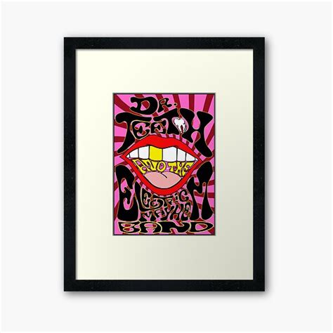 The Electric Mayhem Band The Lost Concert Poster Framed Art Print