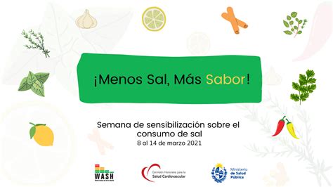 Semana De Sensibilizaci N Sobre El Consumo De Sal Al De Marzo