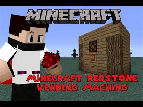 How To Build A Minecraft Redstone Vending Machine 1 8 9 60 Fps