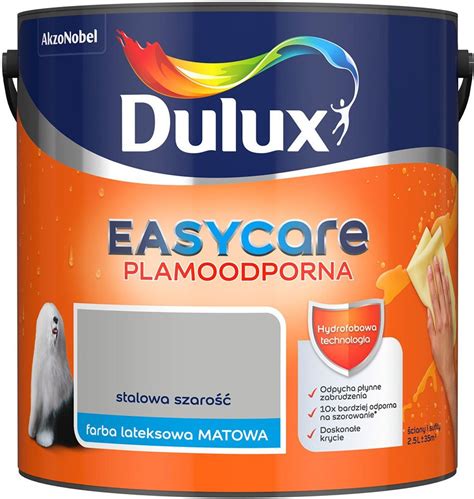 Farba Dulux Easycare Stalowa Szarość 2 5L Opinie i ceny na Ceneo pl