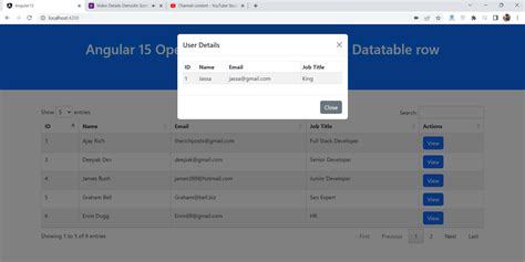 Angular 15 Open Bootstrap Modal On Click Datatable Row Therichpost