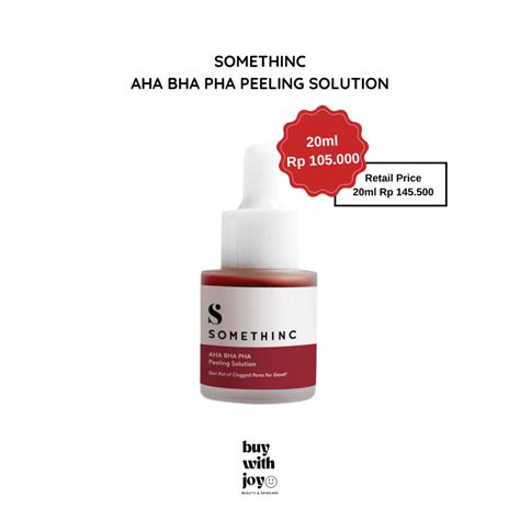 Jual Somethinc Aha Bha Pha Peeling Solution Shopee Indonesia