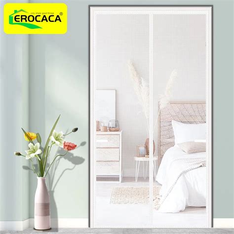 Erocaca Mosquitera Magn Tica Blanca Para Puerta Pantalla Antiinsectos