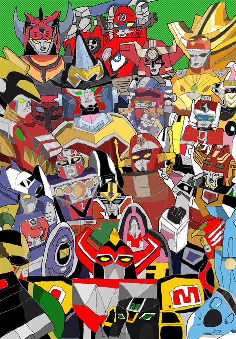 Megazords By Lavenderranger On Deviantart