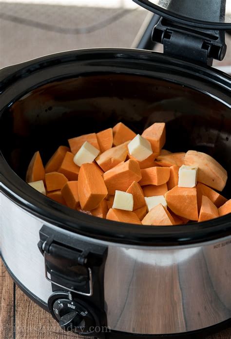 Crock Pot Sweet Potato Casserole I Wash You Dry