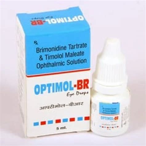 Brimonidine Timolol Eye Drops At Rs 155piece Brimonidine Solution In