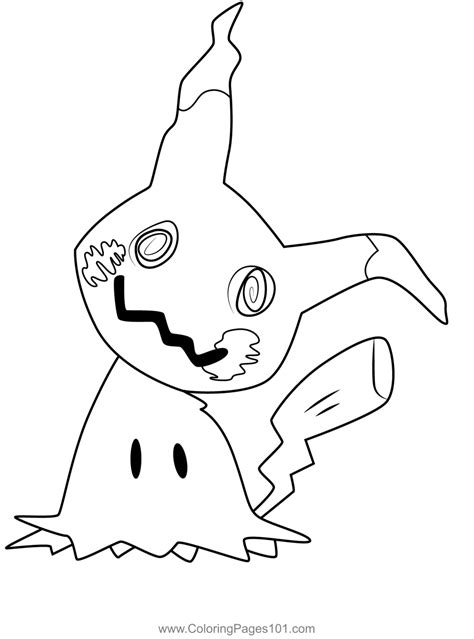 Mimikyu Coloring Pages Coloring Pages