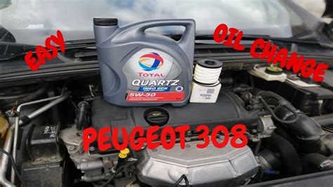 Peugeot 308 How To Change Oil And Oil Filter YouTube