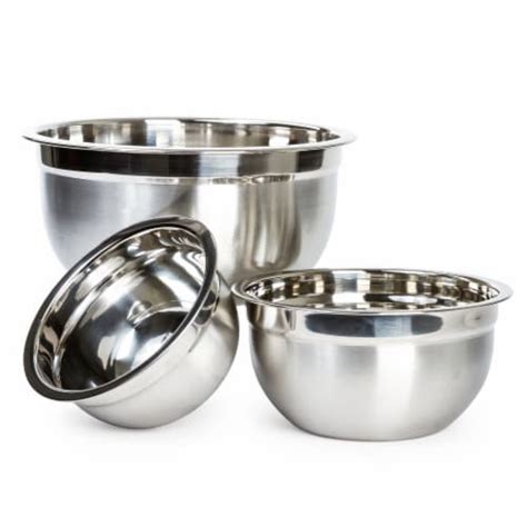 Lexi Home Piece Heavy Duty Stainless Steel Mixing Bowl Set Pc