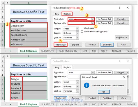 How To Easily Remove Specific Text From Cells In Excel