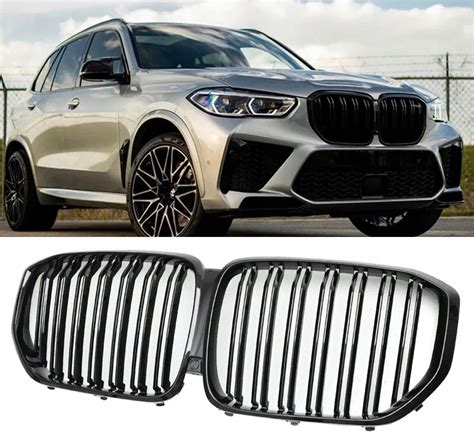 NERKI GRILLE ATRAPA BMW X5 G05 PODWÓJNE CZARNE KAMEX 51138096590