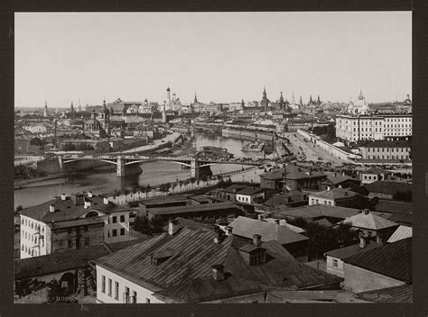 Historic Bandw Photos Of Moscow Russia In The 19th Century Monovisions