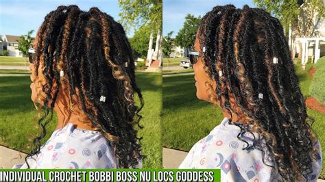 Individual Crochet Braids Bobbi Boss Nu Locs Goddess 20 Youtube