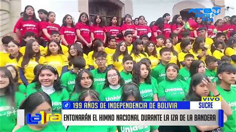 En Sucre Los Estudiantes De Diferentes Colegios Se Suman Para Entonar