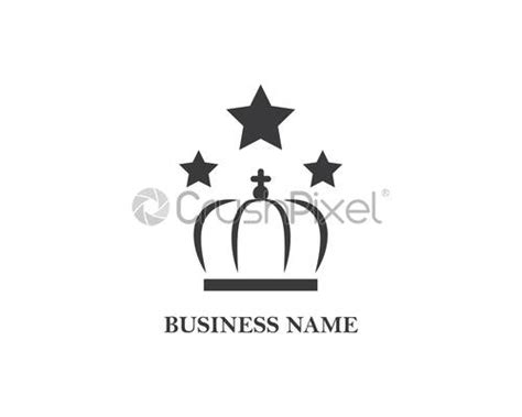 Royal Crown Logo Icon Vector Illustration Stock Vector 3950449