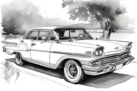 Coloriage Voiture Ancienne Coloriage Croquis Qualit Imprimable Photo