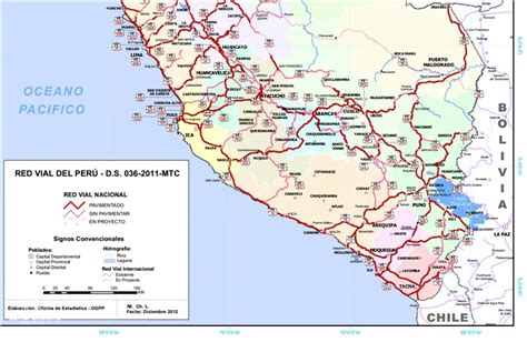 ¡descubre El Mapa De Rutas Terrestres Del Peru Noviembre 2024