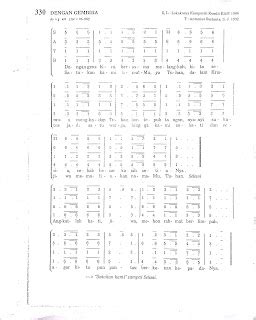 Dengan Gembira Partitur Lagu Rohani