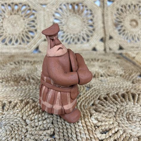 1960s Scottish Art Pottery Wee Men Of Glaur Figurine By Robin Coutts Etsy