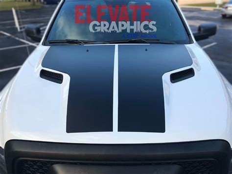 Dodge Ram 1500 Sport Hood Stripes Auto Vinyl Graphics 3m Decals And