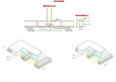 Losa Alivianada 3d En AutoCAD Descargar CAD 154 61 KB Bibliocad