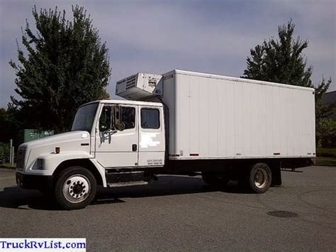 Freightliner Fl60 Reefer Box Truck Sleeper For Sale Used Freightliner