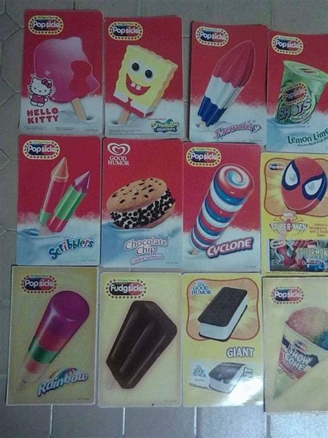 Ice Cream Truck Menu Stickers Concession Decal Lot Good Humor Popscicle