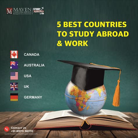 Best Countries To Study Abroad And Work