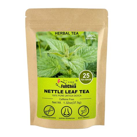 Amazon FullChea Nettle Leaf Tea Bags 25 Teabags 1 5g Bag