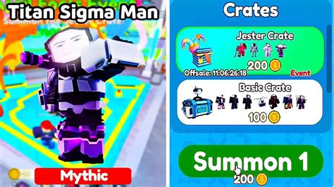 Я ПОЛУЧИЛ TITAN SIGMA MAN из Jester Crate в Toilet Tower Defense