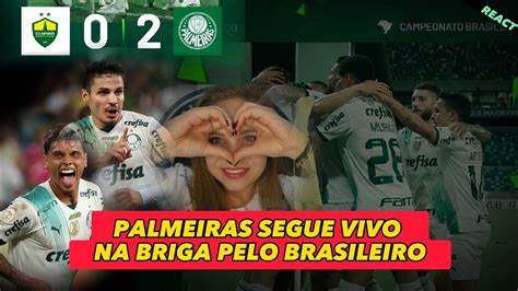 REACT VITÓRIA IMPORTANTÍSSIMA PALMEIRAS 2x0 CUIABÁ SEGUE VIVO NA