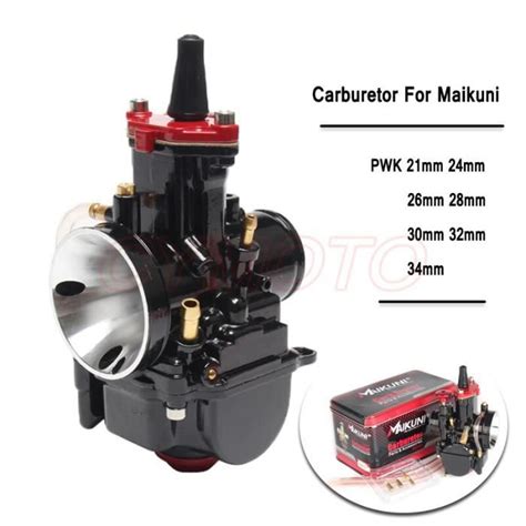 Carburateur Pwk Universel 21 24 26 28 30 32 34mm Pour Moteur Maikuni 2t 4t Moto Scooter Utv