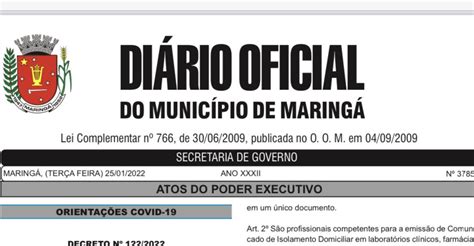 Novo Decreto Salsicha Maring