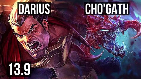 DARIUS Vs CHO GATH TOP 6 0 2 6 Solo Kills 500 Games 800K