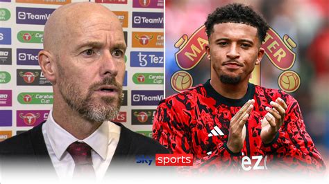 Jadon Sancho Manchester United Manager Erik Ten Hag Will Not Back Down