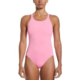 Nike Hydrastrong Solid Fastback One Piece Swimsuit Pink