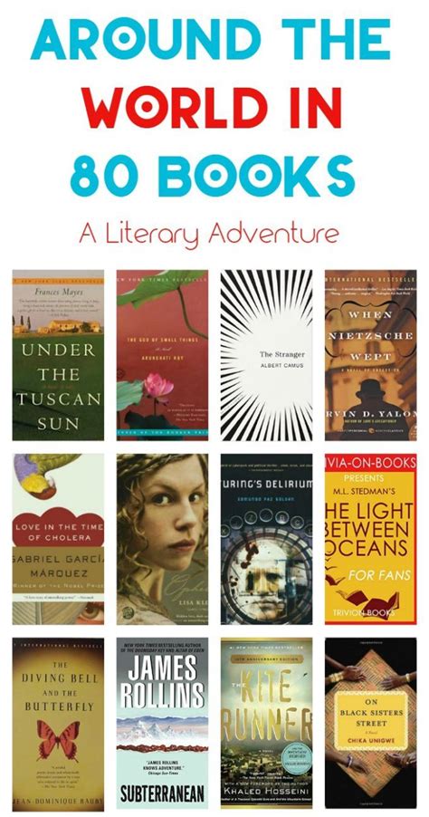 Travel Through Literature: Around the World in 80 Books | Bücher lesen ...