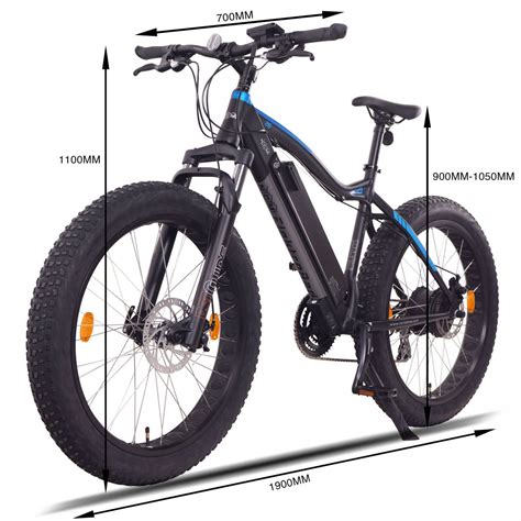 NCM Aspen Fat Electric Bike E Bike 48V 13Ah 250W E MTB 624Wh Battery