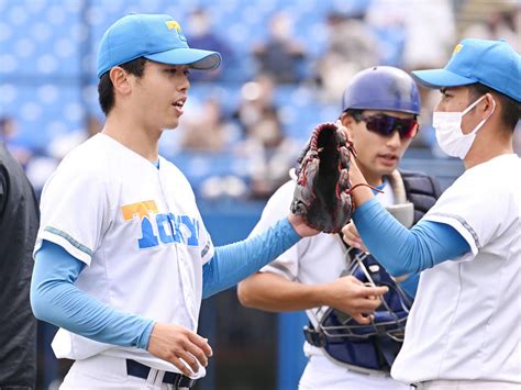 東大サヨナラ負け 9回2死から追いつくもエース井沢駿介まさかの4四死球で押し出し アマ野球写真ニュース 日刊スポーツ