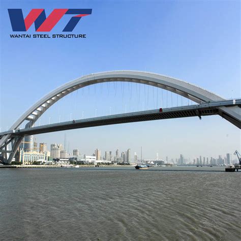 Prefabricated Steel Structure Arch Steel Pipe Truss Bridge For Sale