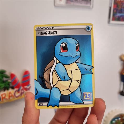 Squirtle Wartortle Blastoise Hand Painted Energy Th Etsy