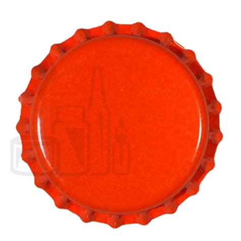 Beer Bottle Cap Orange Pry-off - Liquid Bottles LLC