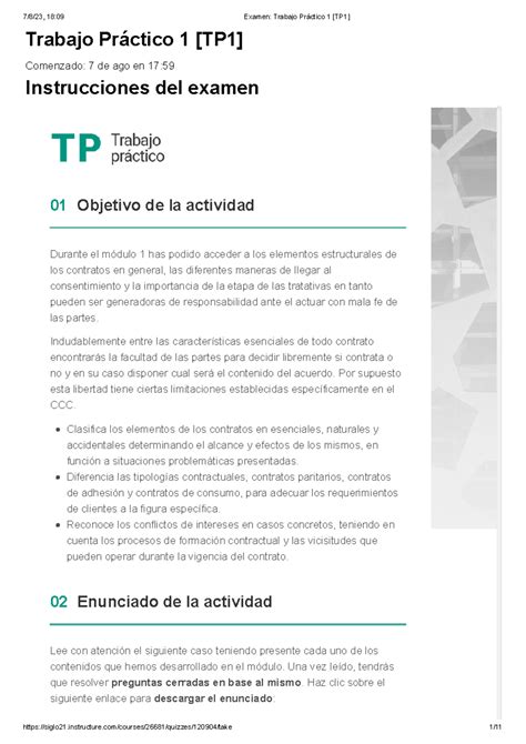 Derecho Privado III Contratos TP1 90 Trabajo Práctico 1 TP1