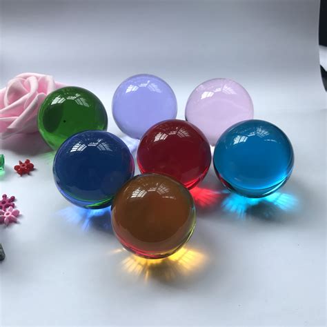 Magic Crystal Ball Mm Green K Glass Ball Fengshui Ball For Home