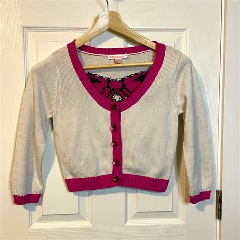 Betsey Johnson Sweaters Betsey Johnson Cropped Cardigan Sweater W